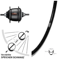 28 Zoll Ryde Andra 20 Shimano Nexus 8-Gang Hinterrad