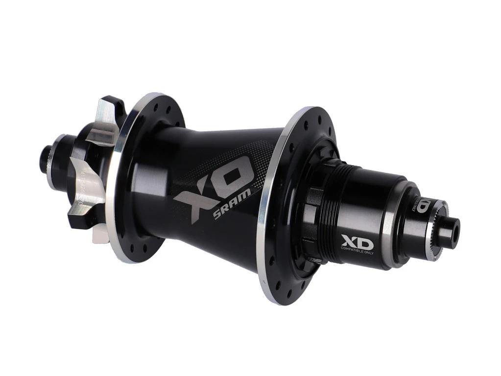 Sram Hinterrad-Nabe MTB X0 28-Loch 11-/12-fach Für 6-Loch Scheibenbremsen Schwarz/silbern 3 Sram Hinterrad-Nabe MTB X0 28-Loch 11-/12-fach Für 6-Loch Scheibenbremsen Schwarz/silbern