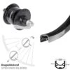 Shimano DH3N72 Dynamo Ryde Andra 30 Vorderrad 28 Zoll Schwarz -Radzubehoer Verkaufe 8225432