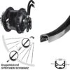 Rohloff Speedhub CC Hinterrad 26 Zoll Ryde Andra 30 Schwarz -Radzubehoer Verkaufe 8228917