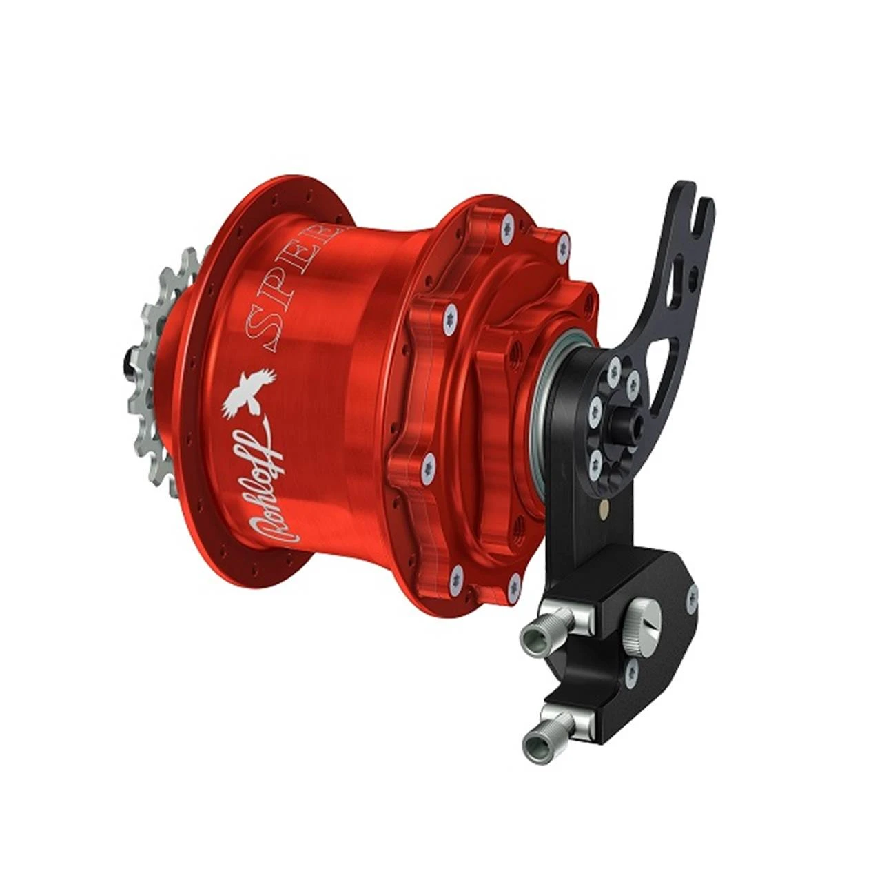 Rohloff 14 Gang Nabe Speedhub 500/14 CC DB PM Für Scheibenbremse Rot 3 Rohloff 14 Gang Nabe Speedhub 500/14 CC DB PM Für Scheibenbremse Rot