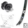 24 Zoll Nabendynamolaufrad Ryde X-Star 19 Shimano DH-3N72 Schwarz -Radzubehoer Verkaufe 8230467