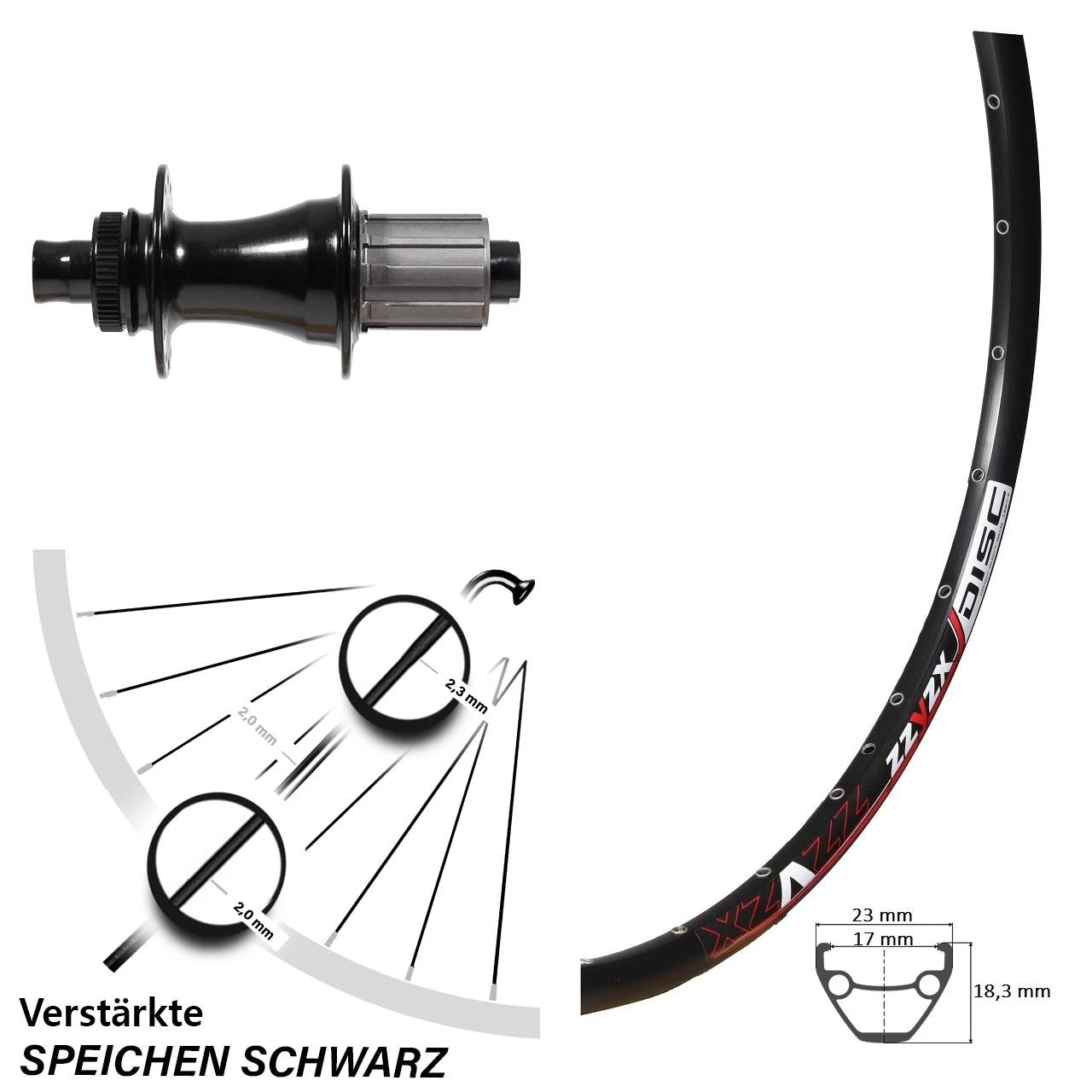 26 Zoll Hinterrad Mach 1 Disc Formula Für Steckachse 3 26 Zoll Hinterrad Mach 1 Disc Formula Für Steckachse