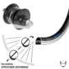 Vorderes Rad Mit Nabendynamo Shimano DH-3N72 Exal XP 19 28 Zoll
