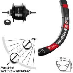 Dt-swiss Hinterrad 28 Zoll DT 545 Disc Shimano Alfine 8-Gang