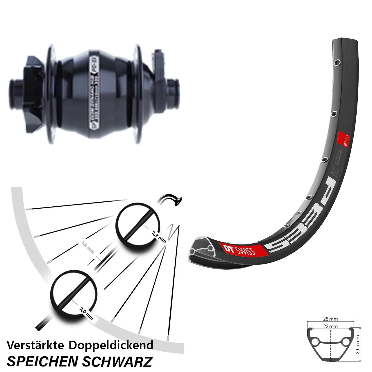 Dt-swiss Vorderes Laufrad 29 Zoll DT Swiss 533 Disc Shutter Precision Boost 3 Dt-swiss Vorderes Laufrad 29 Zoll DT Swiss 533 Disc Shutter Precision Boost