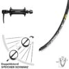 28 Zoll Mavic Vorderrad CXP Pro Shimano HB-RS400 -Radzubehoer Verkaufe 8233469