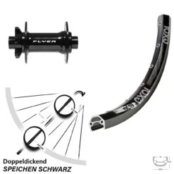 29 Zoll Vorderrad Formula DC-711 Boost Exal DC 19 6-Loch