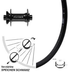 27,5 Zoll Vorderrad Formula DC-711 Boost VR Ryde Andra 40 Disc 6-Loch