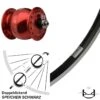 Vorderrad 28 Zoll Son Nabendynamo Rot Ryde Andra 35 1 Vorderrad 28 Zoll Son Nabendynamo Rot Ryde Andra 35 -Radzubehoer Verkaufe 8234284