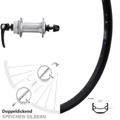 26 Zoll Vorderrad Shimano Deore HB-M6000 Ryde Andra 40 Disc Centerlock