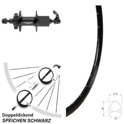 28 Zoll Hinterrad Shimano Deore XT FH-M756 Exal GR 17 6-Loch