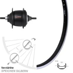 Ryde Andra 40 Shimano Nexus 8-Gang Premium 20 Zoll Hinterrad