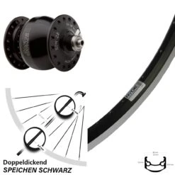 27,5 Zoll Vorderrad Ryde Andra 35 Son 28 Nabendynamo