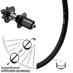 Ryde Andra 40 Disc Hinterrad 26 Zoll Mit DT Swiss 350