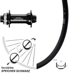 24 Zoll Ryde Andra 40 Vorderrad Disc Shimano Deore Nabe