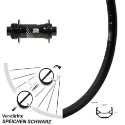 Vorderrad Fahrrad 27,5 Zoll Ryde Andra 40 Formula Boost