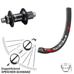 Dt-swiss 29 Zoll Hinterrad DT Swiss 533 D Shimano Deore XT Boost