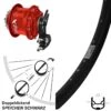 Rohloff CCOEM2 Rot Hinterrad 28 Zoll Andra 30 Disc Schwarz Für Scheibenbremse