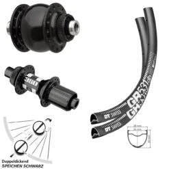 Dt-swiss Laufradsatz Gravel 28/29 Zoll Son 28 Dynamo DT Swiss GR 531