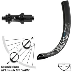 Dt-swiss 27,5 Zoll Boost Laufrad Formula TC-148A DT Swiss HX 581