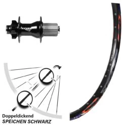 26 Zoll Hinterrad Zzyzx 10 X 135 Mm DRC Disc