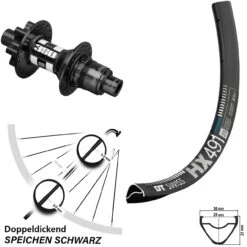 Dt-swiss DT Swiss 350 Boost Sram XD Hinterrad 27,5 Zoll HX 491
