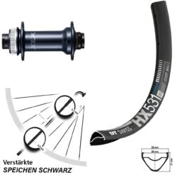 Dt-swiss 29+ Zoll Vorderrad Shimano SLX Boost DT Swiss HX 531 Centerlock