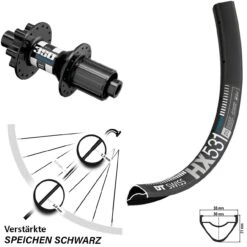 Dt-swiss Hinterrad 29 Zoll DT Swiss HX 531 DB Und 350 Hybrid Boost Shimano