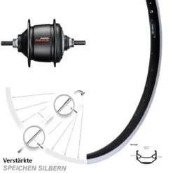 Ryde Andra 40 Shimano Nexus 8-Gang 20 Zoll Hinterrad