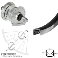 28 Zoll Vorderrad Mit Nabendynamo Ryde Andra 30 Shimano DH-3N72