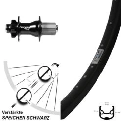 26 Zoll Hinterrad Ryde Andra 30 Disc Mit Zzyzx Nabe Steckachse