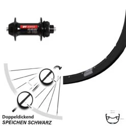 Ryde Rival 23 Vorderrad 29 Zoll Mit DT Swiss 370 Centerlock Nabe