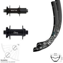 Dt-swiss Laufradsatz Boost 29 Zoll DT Swiss H 522 Nabe Aivee Formula 6-loch 148 Mm