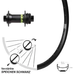 Ryde Andra 29 Vorderrad 27,5 Zoll Mit Formula CL-71 Syncros Nabe