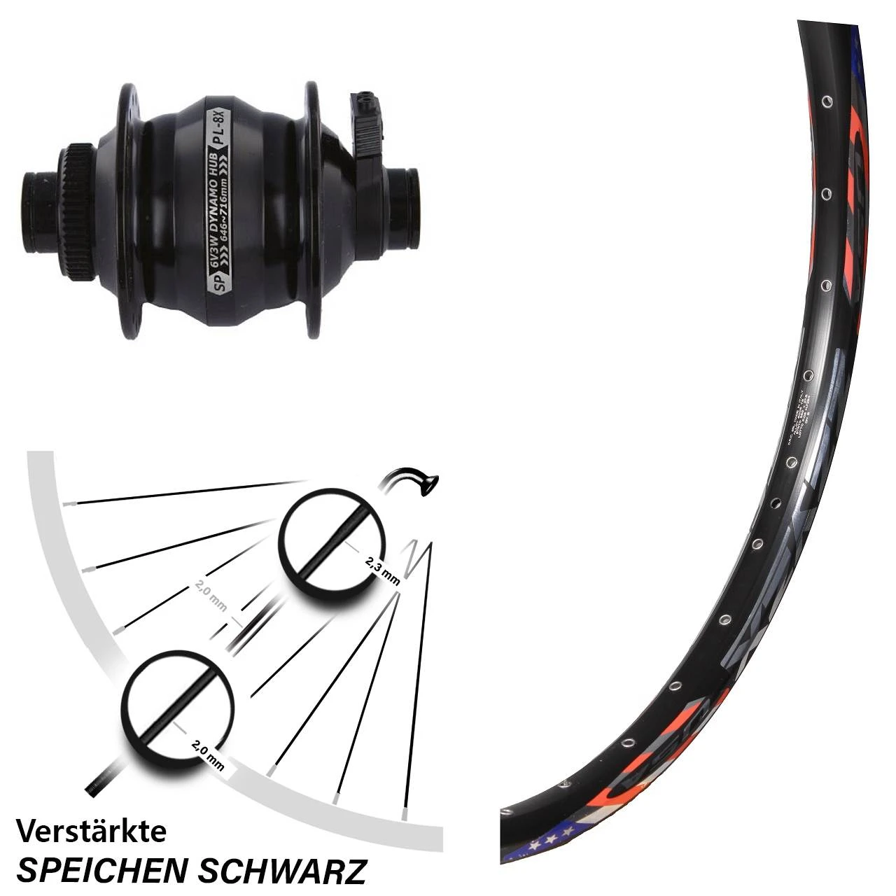 26 Zoll Nabendynamo Vorderrad DRC Zzyzx Disc Shutter Precision PL-8X Centerlock 15 Mm 3 26 Zoll Nabendynamo Vorderrad DRC Zzyzx Disc Shutter Precision PL-8X Centerlock 15 Mm