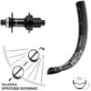 Dt-swiss DT Swiss H 612 Hinterrad 27,5+ Zoll Boost Mit Shimano FH-MT510B Nabe Microspline -Radzubehoer Verkaufe 8241992