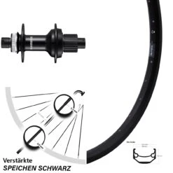 29 Zoll Laufrad Shimano FH-MT510B Ryde Andra 40 Disc Boost