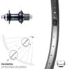 29/29+ Zoll Hinterrad Shimano FH-M7110-B Ryde Andra 29 Microspline -Radzubehoer Verkaufe 8242578