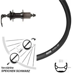 Novatec Nabe 6-Loch 8-11 Fach Ryde Andra 321 Hinterrad 27,5 Zoll
