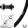 Vorderrad Ryde Andra 30 28 Zoll Shimano HB-R7070 Centerlock