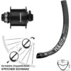 Dt-swiss Vorderrad Mit Nabendynamo Shimano DH-UR708-3D DT Swiss HX 491 29 Zoll