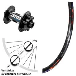 DRC Zzyzx Disc Vorderrad 26 Zoll Mit DT Swiss 350 Hybrid VR Nabe 15/100