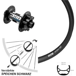 28/29 Zoll Vorderrad Ryde Andra 321 Mit DT Swiss 350 Hybrid VR Nabe