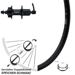 Shimano FH-M475 Ryde Andra 40 Disc Laufrad 28 Und 29 Zoll 6-Loch