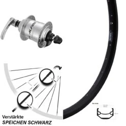 28-29 Zoll Vorderrad Mit Nabendynamo Ryde Andra 40 Disc Shimano Alfine DH-S701 Centerlock