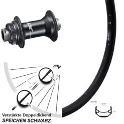 Shimano Deore XT HB-M8110 Ryde Andra 40 Disc Vorderrad 28/29 Zoll Centerlock