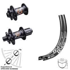 Dt-swiss Laufradsatz 28 Zoll G 540 DT Swiss 350 Steckachse 100/142 Mm 11-fach