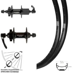 29 Zoll Laufradsatz Shimano XT 6-loch QR Ryde Andra 29