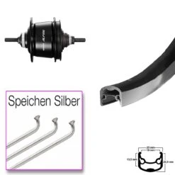 26 Zoll Ryde Andra 30 Hinterrad Shimano Alfine 8-Gang